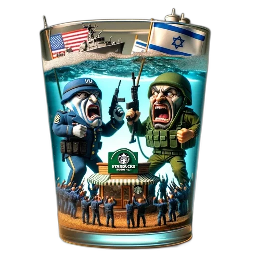 concept art, inside, water-filled, glass transparent PNG cut-out