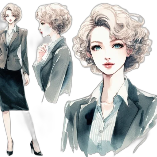 staff, jacket, concept art, cartoon transparent PNG cut-out