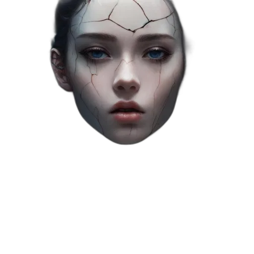 face, mask, crown, jewelry transparent PNG cut-out
