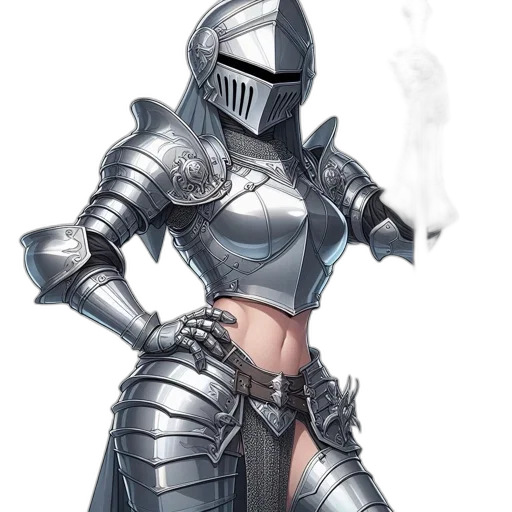 sword, robot, fantasy art, concept art transparent PNG cut-out