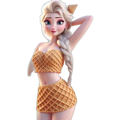 dress, 3d render, concept art, fantasy art transparent PNG cut-out
