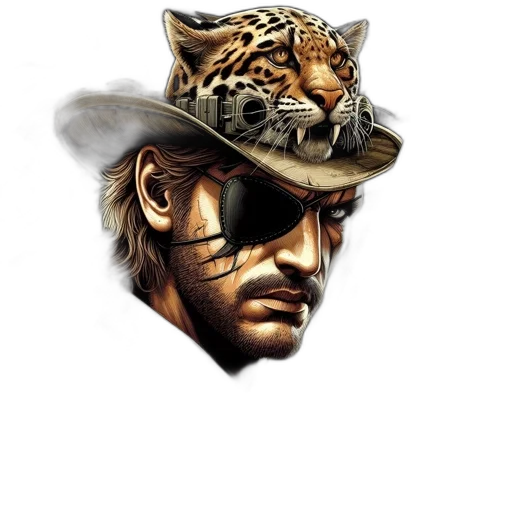 hat, mask, staff, face transparent PNG cut-out