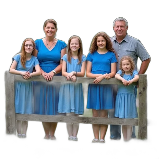 dress, blue, group, people transparent PNG cut-out