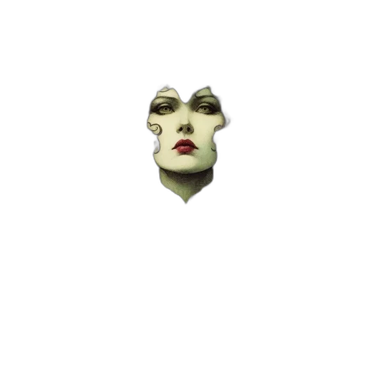 mask, face, creature, jewelry transparent PNG cut-out