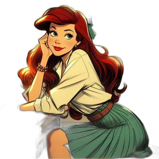 staff, dress, cartoon, comic book art transparent PNG cut-out