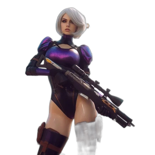 weapon, staff, robot, concept art transparent PNG cut-out