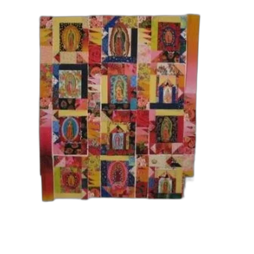 vibrant, quilt, featuring, virgin transparent PNG cut-out