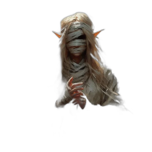 mask, creature, face, staff transparent PNG cut-out