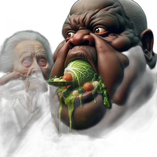 food, mask, face, creature transparent PNG cut-out