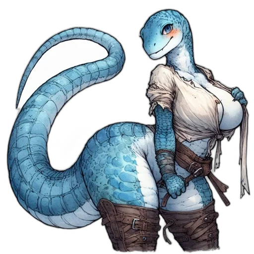 dragon, staff, creature, animal transparent PNG cut-out