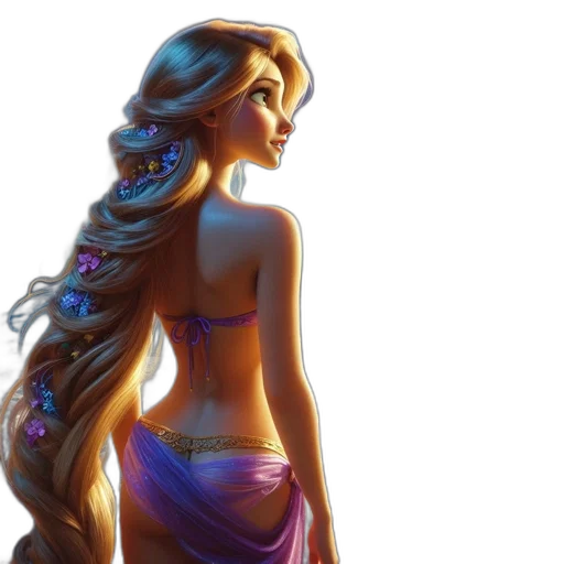 dress, crown, jewelry, fantasy art transparent PNG cut-out
