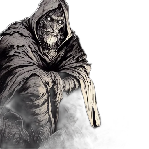 concept art, comic book art, fantasy art, photorealistic transparent PNG cut-out