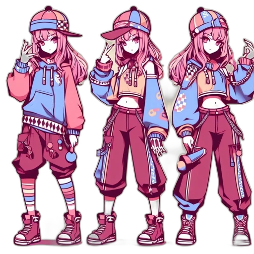 cyberpunk, concept art, anime, pixel art transparent PNG cut-out
