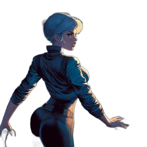 dress, concept art, comic book art, fantasy art transparent PNG cut-out