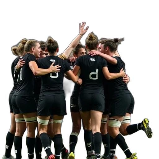 new, zealand, players, celebrating transparent PNG cut-out