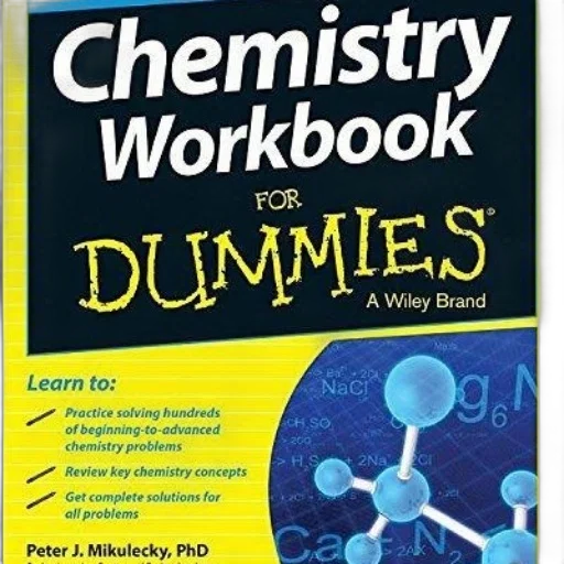 chemistry, workbook, dummies, peter transparent PNG cut-out