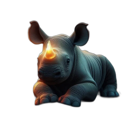animal, creature, dragon, 3d render transparent PNG cut-out