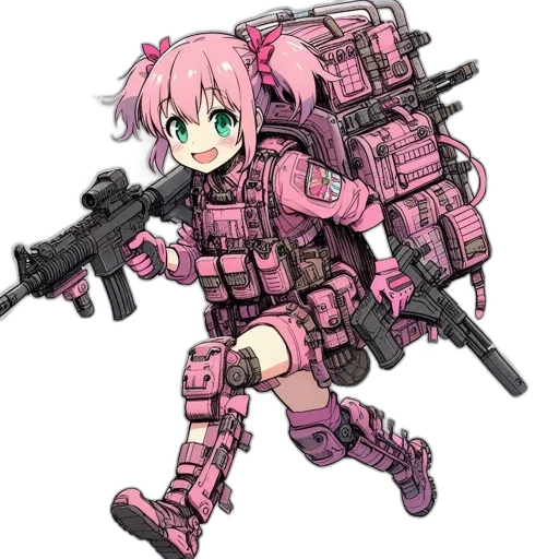 weapon, robot, animal, cyberpunk transparent PNG cut-out