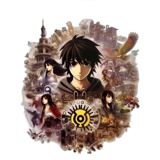 concept art, fantasy art, anime, comic book art transparent PNG cut-out