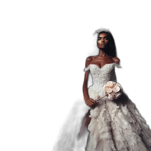 dress, 3d render, concept art, photorealistic transparent PNG cut-out