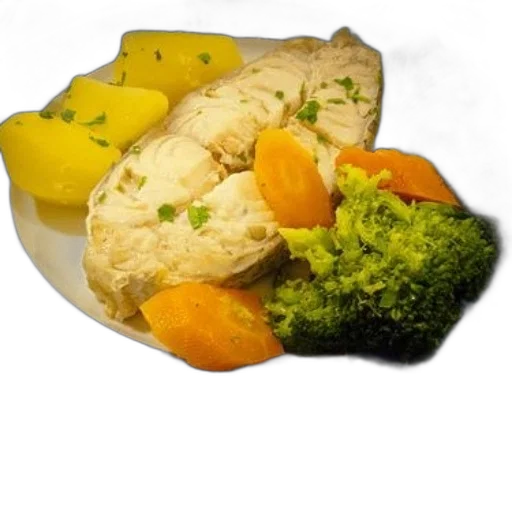 food, photorealistic, 3d render, plate transparent PNG cut-out