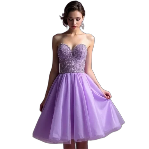 dress, pastel, colorful, line transparent PNG cut-out