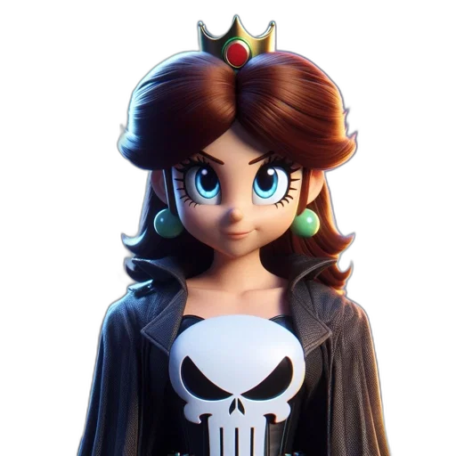 crown, 3d render, concept art, cartoon transparent PNG cut-out