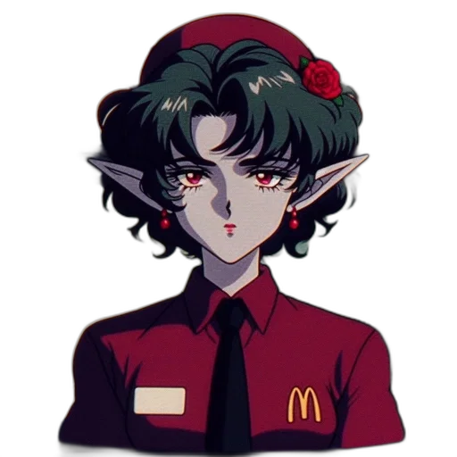 staff, face, creature, crown transparent PNG cut-out
