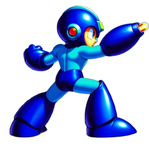 robot, weapon, staff, 3d render transparent PNG cut-out