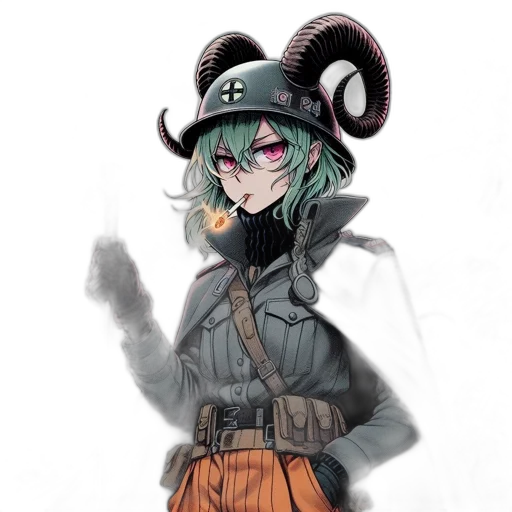 staff, hat, weapon, jacket transparent PNG cut-out