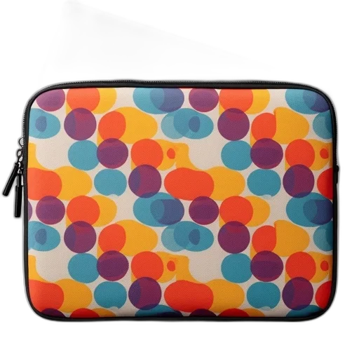 colorful, circles, pattern, macbook transparent PNG cut-out