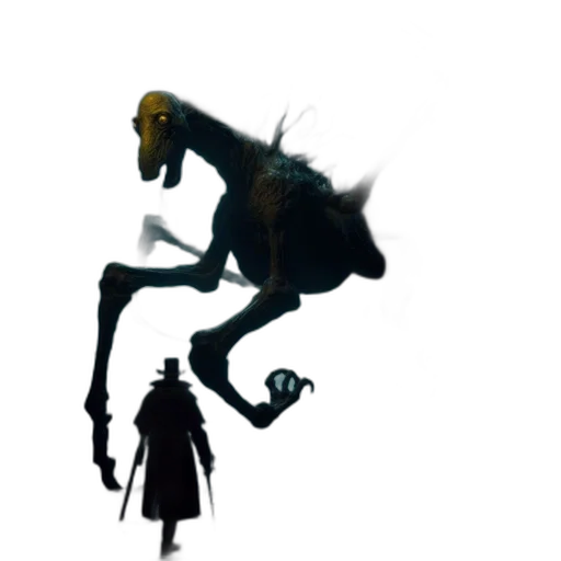 creature, dragon, staff, animal transparent PNG cut-out