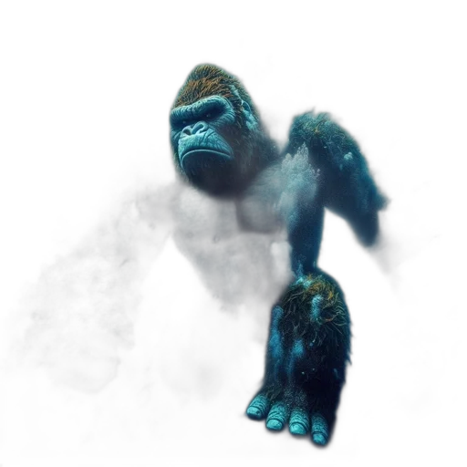 creature, animal, mask, staff transparent PNG cut-out