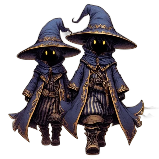 hat, staff, mask, concept art transparent PNG cut-out