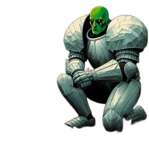 robot, mask, creature, weapon transparent PNG cut-out