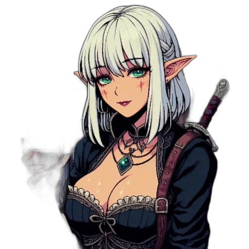 staff, dragon, fantasy art, pixel art transparent PNG cut-out