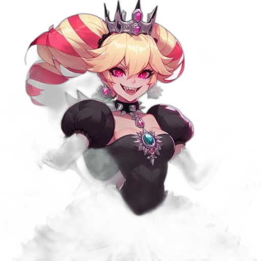 crown, dress, concept art, watercolor transparent PNG cut-out