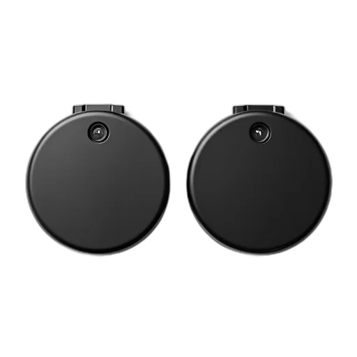 hat, 3d render, two, identical transparent PNG cut-out
