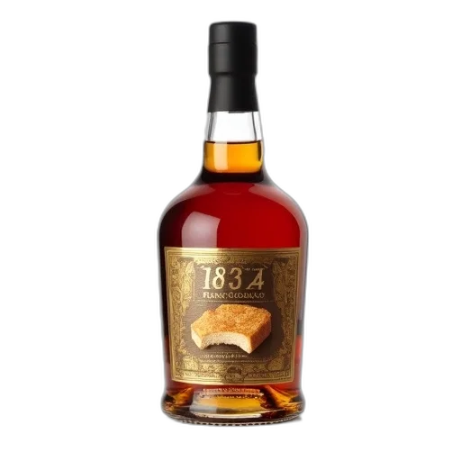 bottle, 1834, france, cognac transparent PNG cut-out