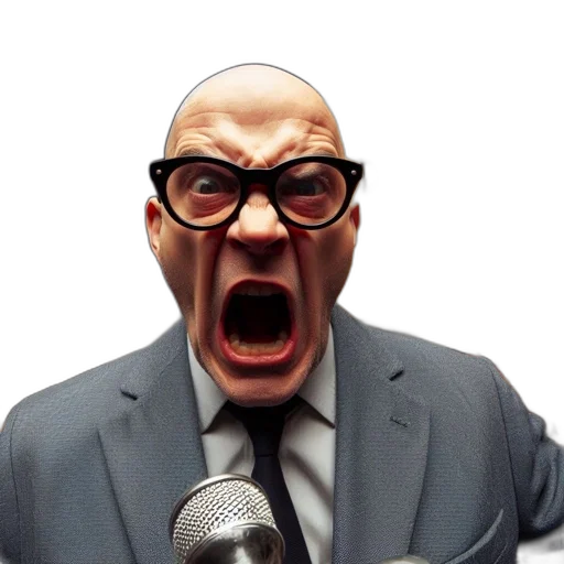 face, bald, man, glasses transparent PNG cut-out