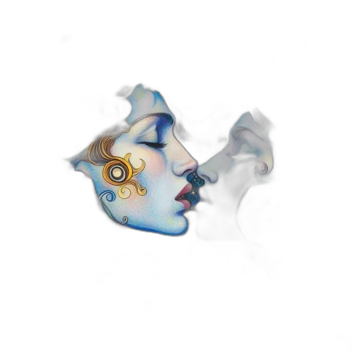 mask, face, creature, jewelry transparent PNG cut-out