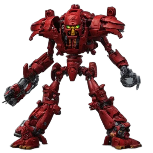 robot, weapon, concept art, 3d render transparent PNG cut-out