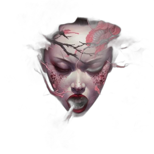 mask, face, creature, crown transparent PNG cut-out