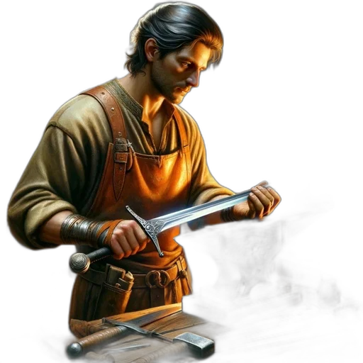 staff, sword, weapon, fantasy art transparent PNG cut-out