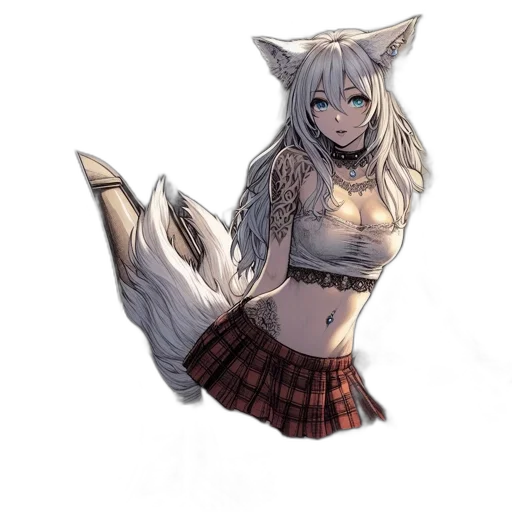 animal, creature, dress, staff transparent PNG cut-out