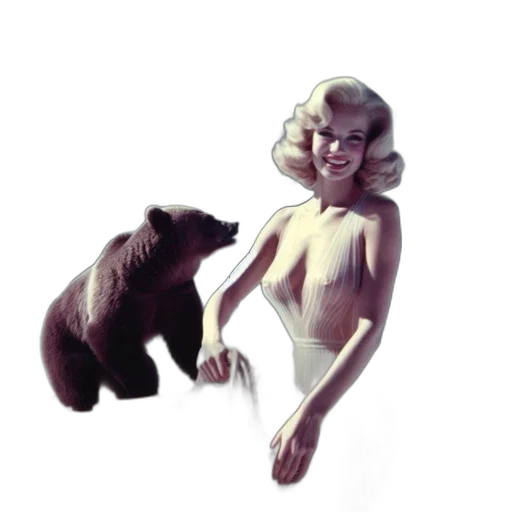 animal, creature, dress, hair transparent PNG cut-out
