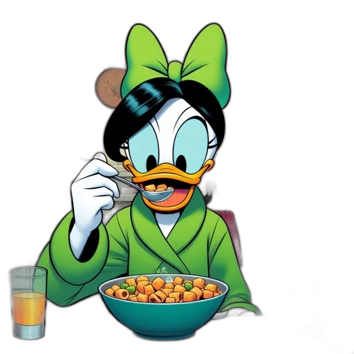 food, mask, cartoon, 3d render transparent PNG cut-out