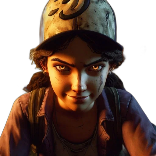 face, hat, weapon, staff transparent PNG cut-out
