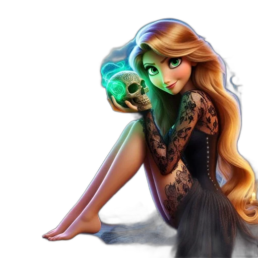 fantasy art, concept art, 3d render, pixel art transparent PNG cut-out