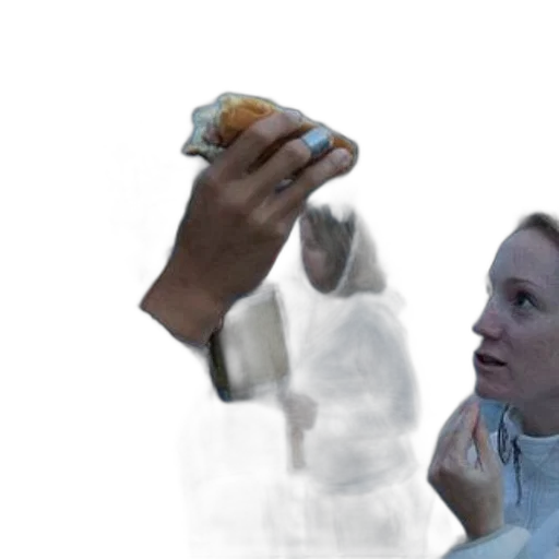 bottle, food, staff, mask transparent PNG cut-out